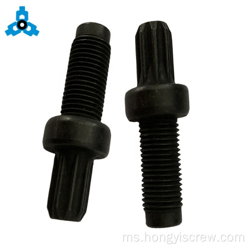 Zink hitam 12 point stud bolt oem